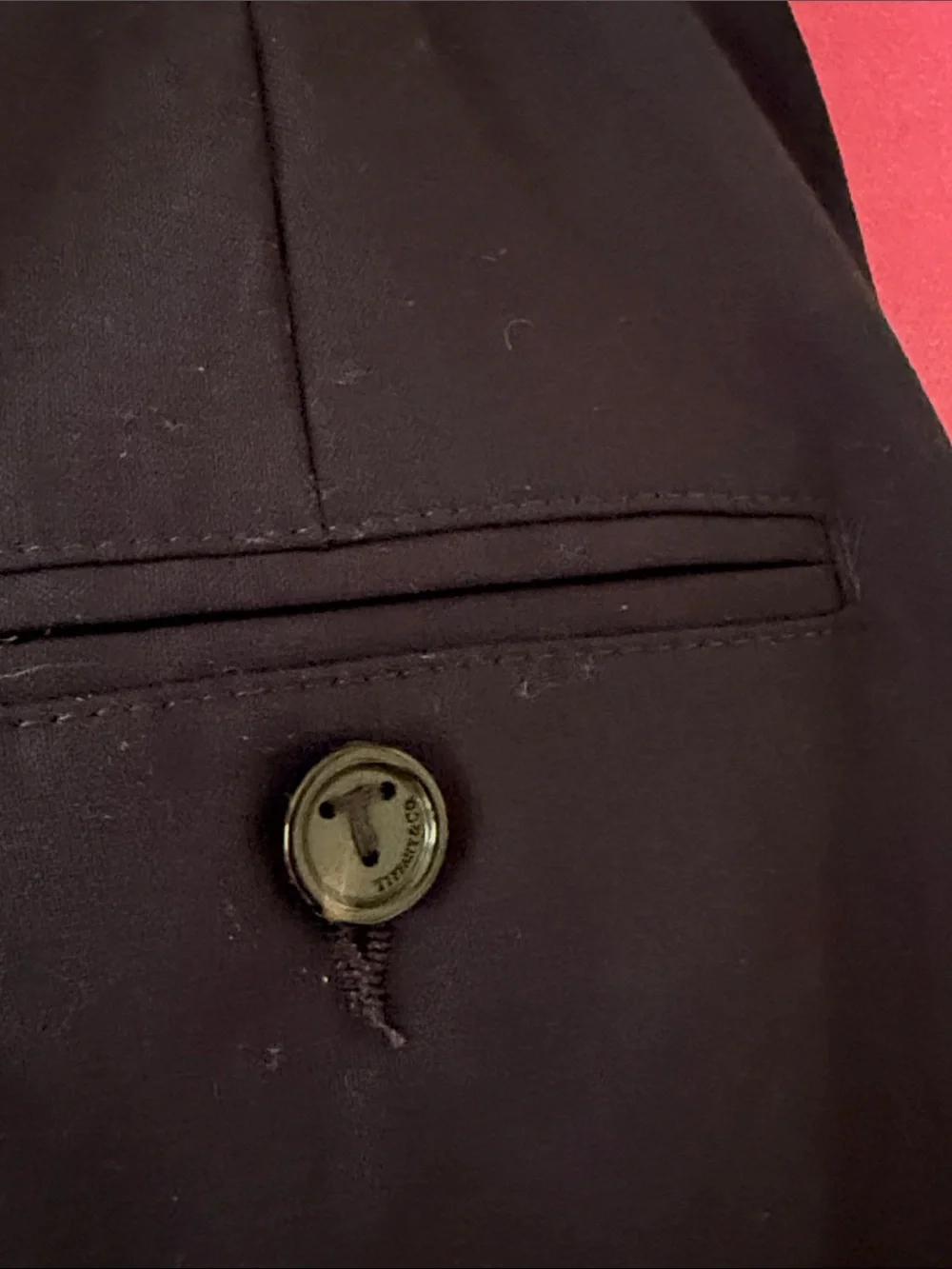 Tiffany &Co  Navy Tailored Dress Pants